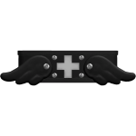 [ + ] cute vkei nurse angel armband black/white