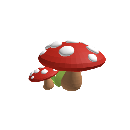 low poly mushroom