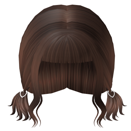 Brown Cheap Cutie Heart Ponytails Roblox item
