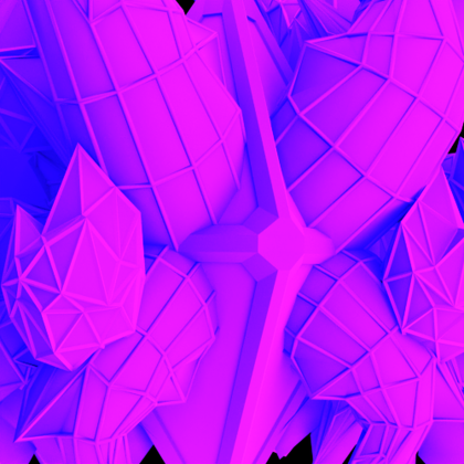 Galaxy Glitched Shard