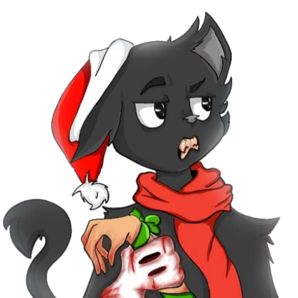 Christmas Cartoon Cat Roblox decal