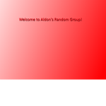 Ald's Random Group