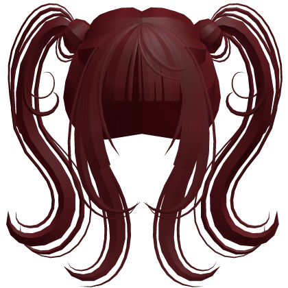 Cute Soft Swirly Pigtails (Red) thumbnail