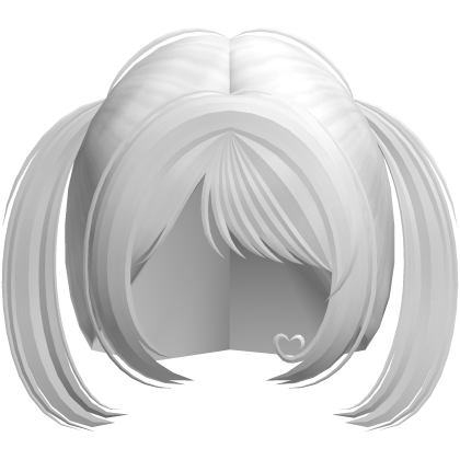 Cute Dolly Soft Pigtails (White) Roblox item