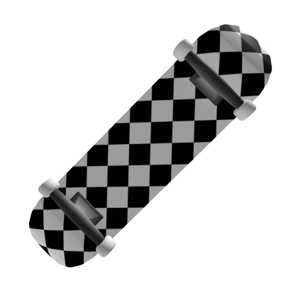 Skateboard - Checkered Black [ Cheap ] thumbnail