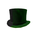 Viridian and Black Iron Fusion Top Hat