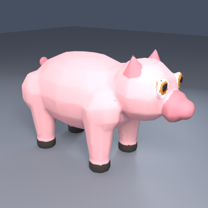 Low Poly Farm Animals Pack Cow Pig Chicken x12 preview 2