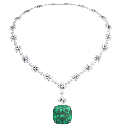 Kim's Cyan Diamond Necklace Roblox item