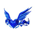 Sapphire Winged Heart Crown
