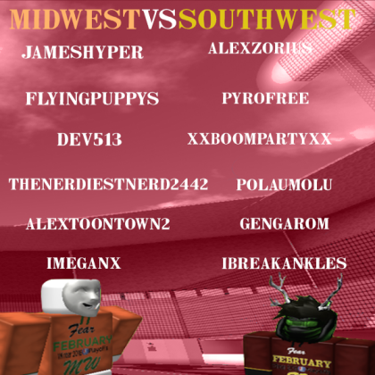 LLWS Final Four: Midwest vs Southwest Roblox decal