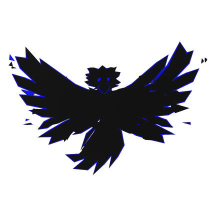 Dark Blue Cartoony Phoenix Wings  Roblox item