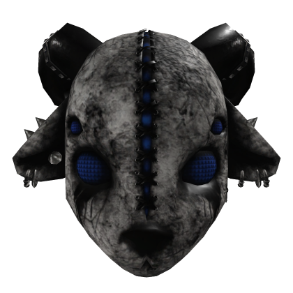 Lost Alien Lamb Gothic Halloween Mask (Sapphire)
