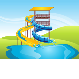 Virtual Waterslide party
