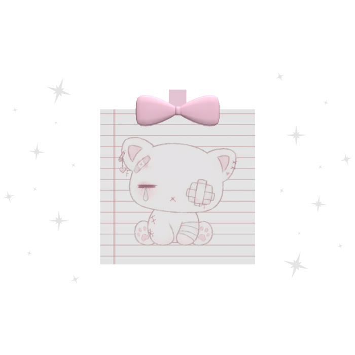 ꒰𖹭꒱ Cute Kawaii Sad kitty face poster/paper .ᐟ 