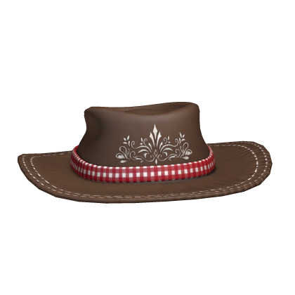 halloween cowgirl cowboy hat brown Roblox item