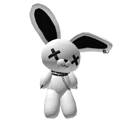 Huge White Fluffy Bunny Plushie thumbnail