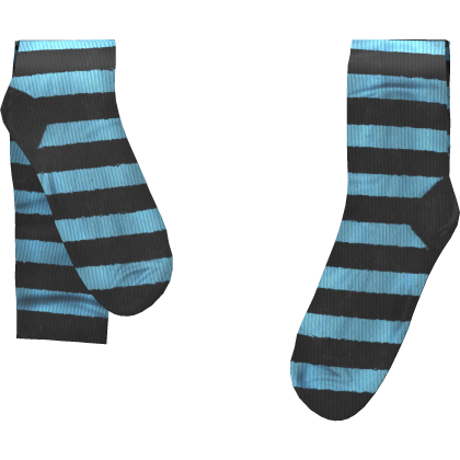 🐬 [blocky] black blue y2k emo vkei goth socks