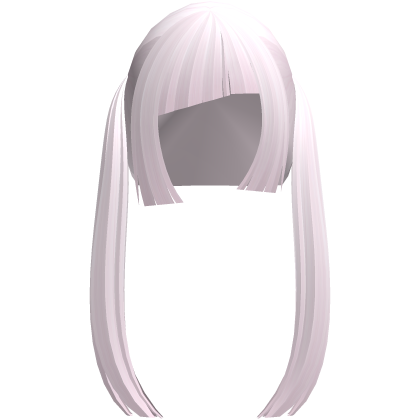 ♡ long twintails w asymmetrical bangs: Pink Roblox item