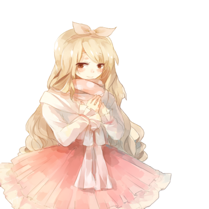 Anime Blonde Girl Roblox decal