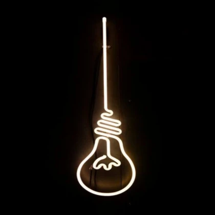 Light Bulb Neon Sign
