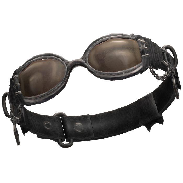 Vintage Steampunk Goggles - Black
