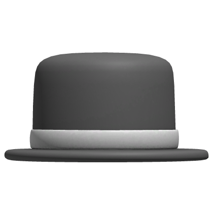 gray classic bowler hat