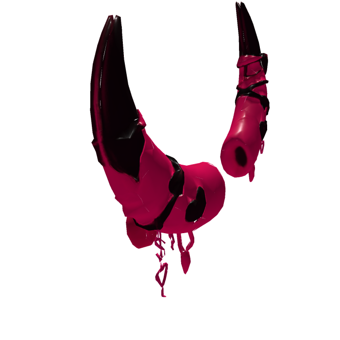 Pink demon horns