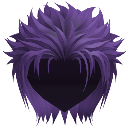 Purple Spiky Fighter Hair Roblox item