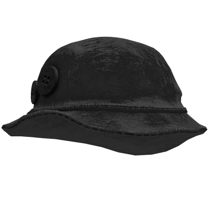 Grey Button Pin Hat