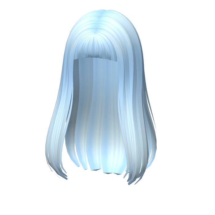-',ৎ Chop Blunt Bangs in Soft Blue