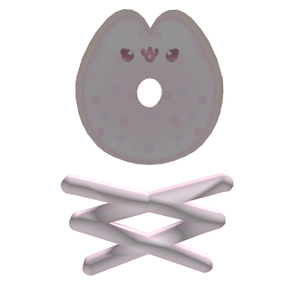 .  ‿ ♡ pink pusheen donut clip