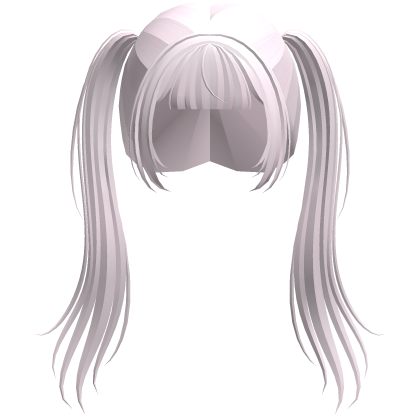 ꒰♡꒱ kawaii pink long anime twintails Roblox item