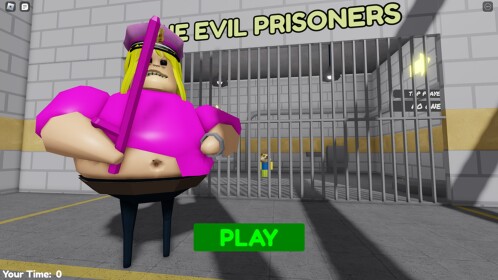 POLICE GIRL PRISON RUN (First Person Obby!)