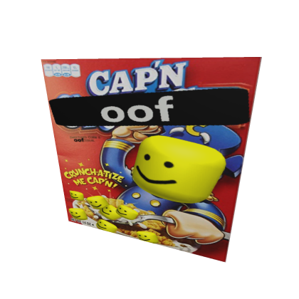 Cap'n OOF Cereal Box