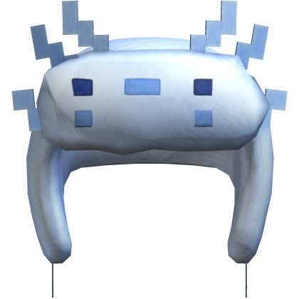 Y2K Kawaii Cute Axolotl Ushanka Blue