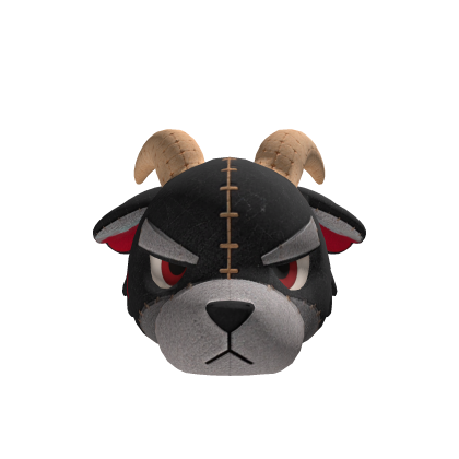 Grimble Stitched Goat Head