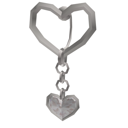 Y2K Silver Heart Belly Piercing Roblox item