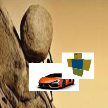 push a boulder up a hill (with a car)