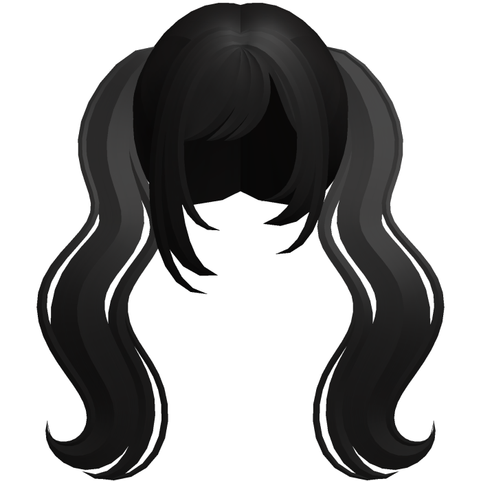 black long wavy moe dolly pigtails