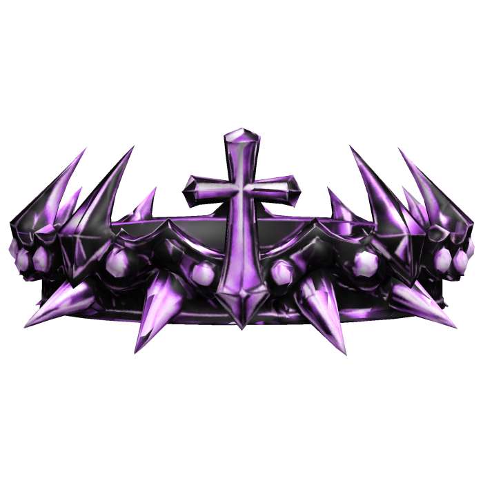 (In Group Store) Cross of Eternal Amethyst T Crown