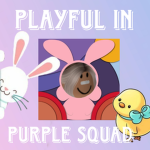 Playful in purple squad