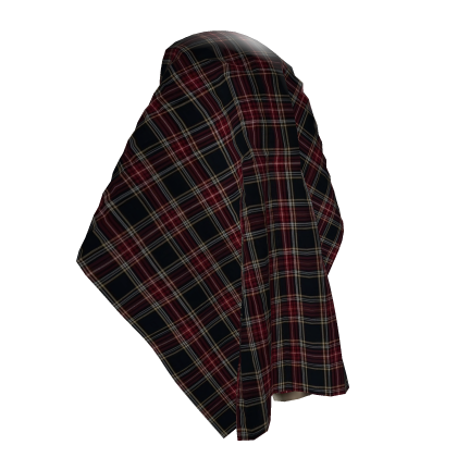 Plaid Tartan Blanket Cover Cape