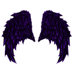 Purple Angelic Wings