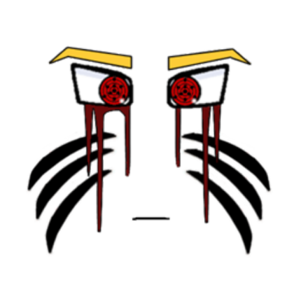 Naruto Uzumaki Face [Juubi Eyes + Blood] [DB] Roblox decal
