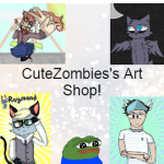 Cute Zombie's Art Shop!