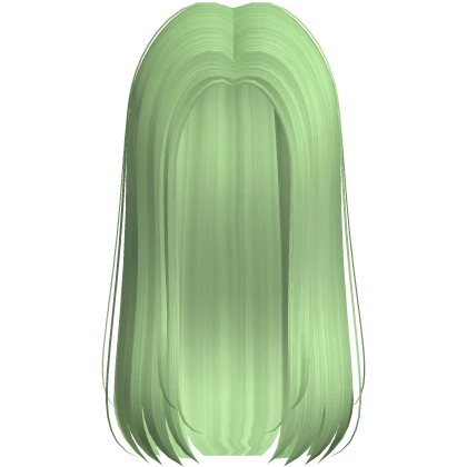 Long Straight Cute Trendy Hair (Green) Roblox item render