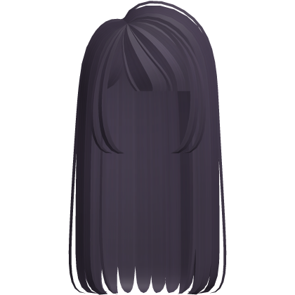 🐾 long doll side part moe angel hair dark purple Roblox item