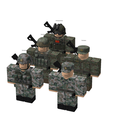⚡  PLA Soldier NPCs Army Military Roleplay! Fun 