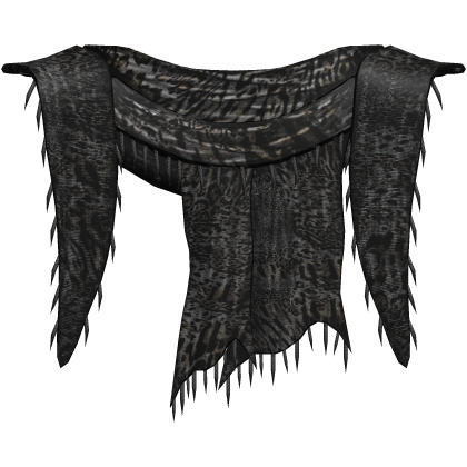 1.0 white distressed grunge gothic emo scarf Roblox item