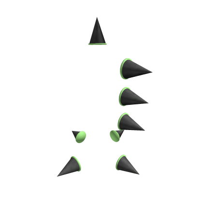 S Tribe Spiked Green Hoodie Arms L (1.0) Roblox item
